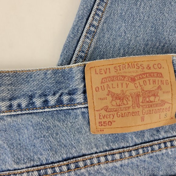 Vintage Levis 550 Womens Jeans Relaxed Tapered FF4 - Picture 7 of 8